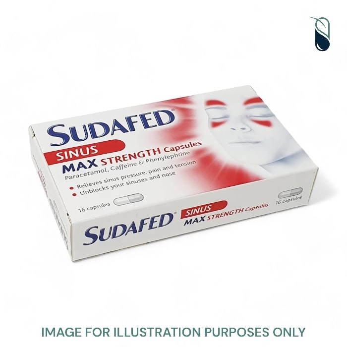 Sudafed Sinus Max Strength 16 Years +